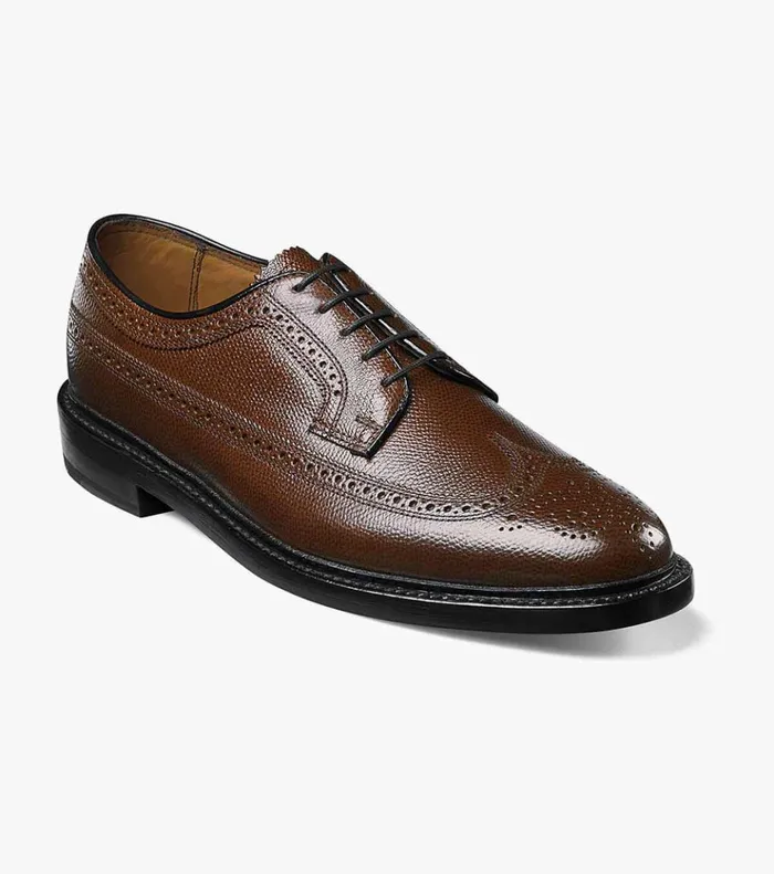 Kenmoor Wingtip Oxford Cognac Men Florsheim Dress Shoes