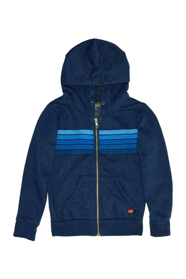 KID039S 5 STRIPE HOODIE 8211 NAVY BLUE STRIPES Kids Aviator Nation Kid039s Hoodies