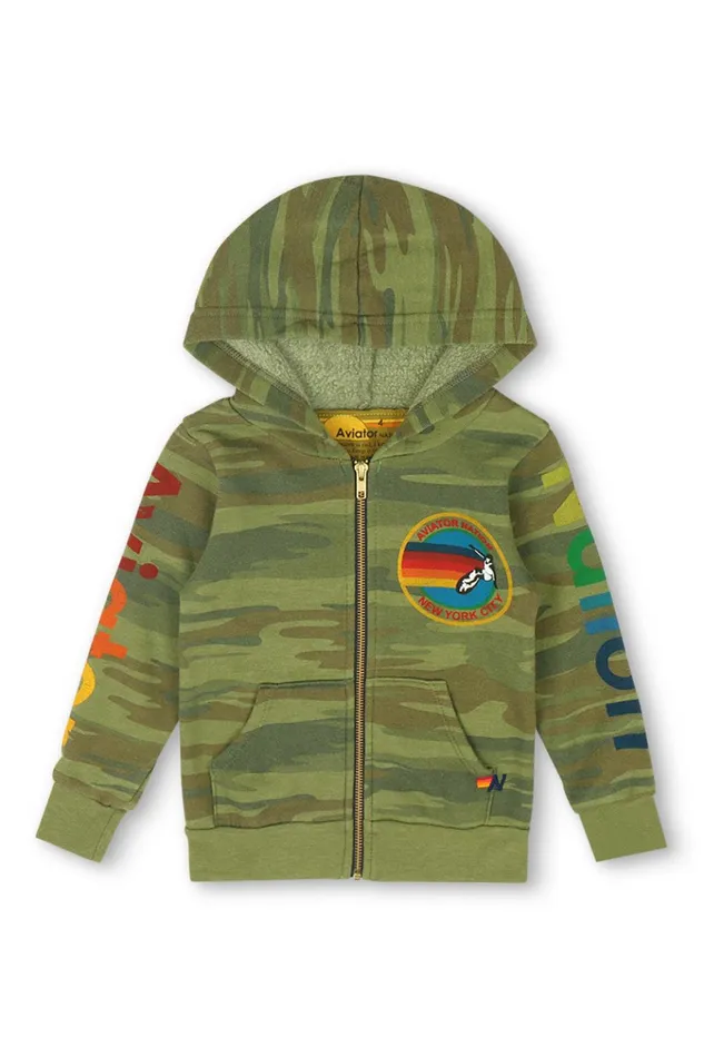 KID039S AVIATOR NATION NEW YORK CITY ZIP HOODIE 8211 CAMO Kids Aviator Nation Kid039s Hoodies KID039S AVIATOR NATION NEW YORK CITY ZIP HOODIE 8211 CAMO Kids Aviator Nation Kid039s Hoodies