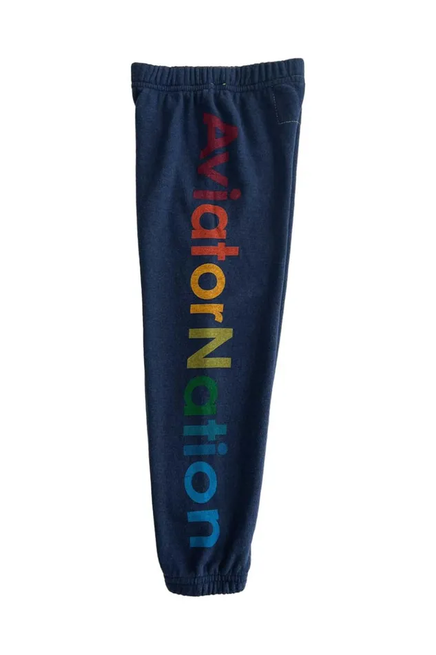 KID039S AVIATOR NATION SWEATPANTS 8211 NAVY Kids Aviator Nation Kid039s Sweatpants