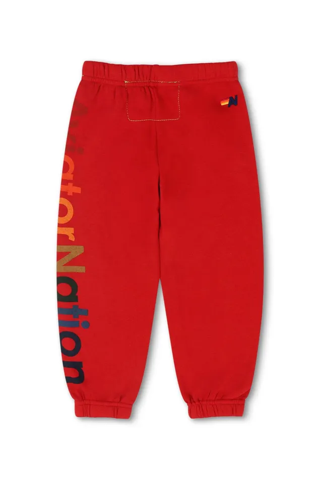 KID039S AVIATOR NATION SWEATPANTS 8211 RED Kids Aviator Nation Kid039s Sweatpants