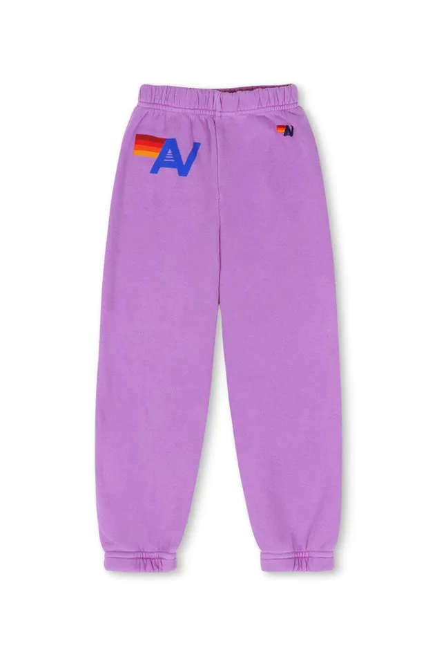 KID039S LOGO SWEATPANTS 8211 NEON PURPLE Kids Aviator Nation Kid039s Sweatpants