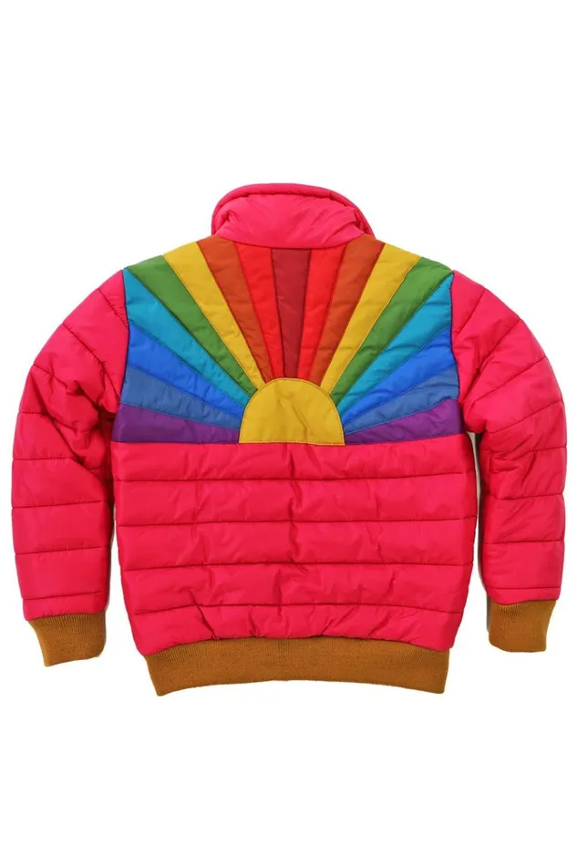 KID039S SUNBURST JACKET 8211 JAZZY PINK Kids Aviator Nation Kid039s Outerwear