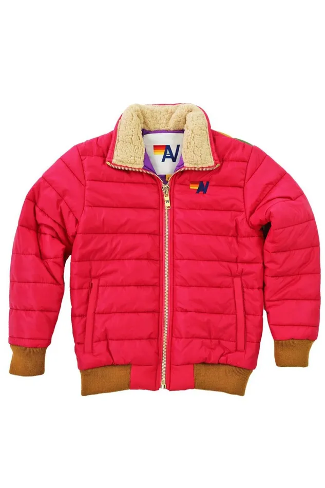KID039S SUNBURST JACKET 8211 JAZZY PINK Kids Aviator Nation Kid039s Outerwear
