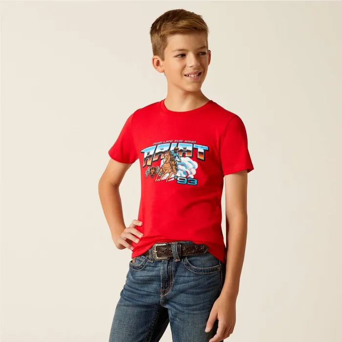 Kids Ariat Racing 93 TShirt Red Ariat TShirts and Polos