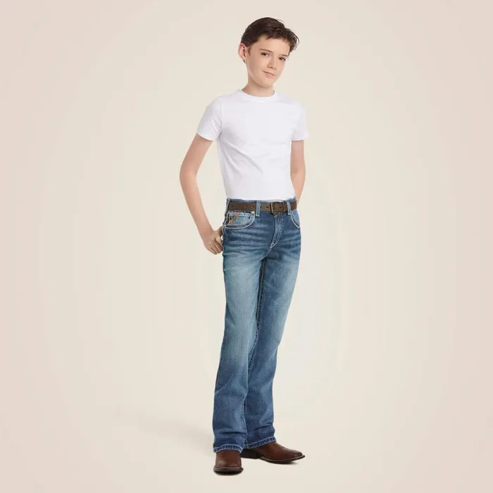 Kids B4 Relaxed Coltrane Boot Cut Jean Durango Ariat Jeans