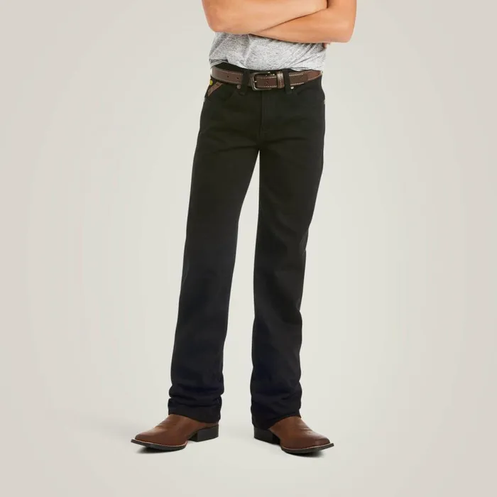 Kids B5 Slim Stretch Legacy Straight Jean Black Ariat Jeans