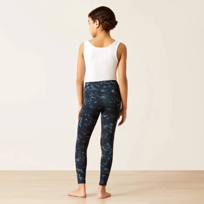 Kids Eos Print Knee Patch Tight Stormy Skies Ariat English Riding Clothing Kids Eos Print Knee Patch Tight Stormy Skies Ariat English Riding Clothing