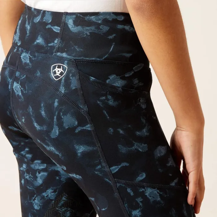 Kids Eos Print Knee Patch Tight Stormy Skies Ariat English Riding Clothing Kids Eos Print Knee Patch Tight Stormy Skies Ariat English Riding Clothing