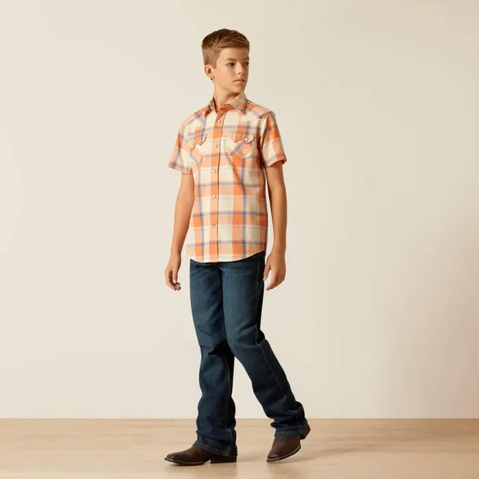 Kids Handro Retro Fit Shirt Handro Ariat Button Down Shirts Kids Handro Retro Fit Shirt Handro Ariat Button Down Shirts