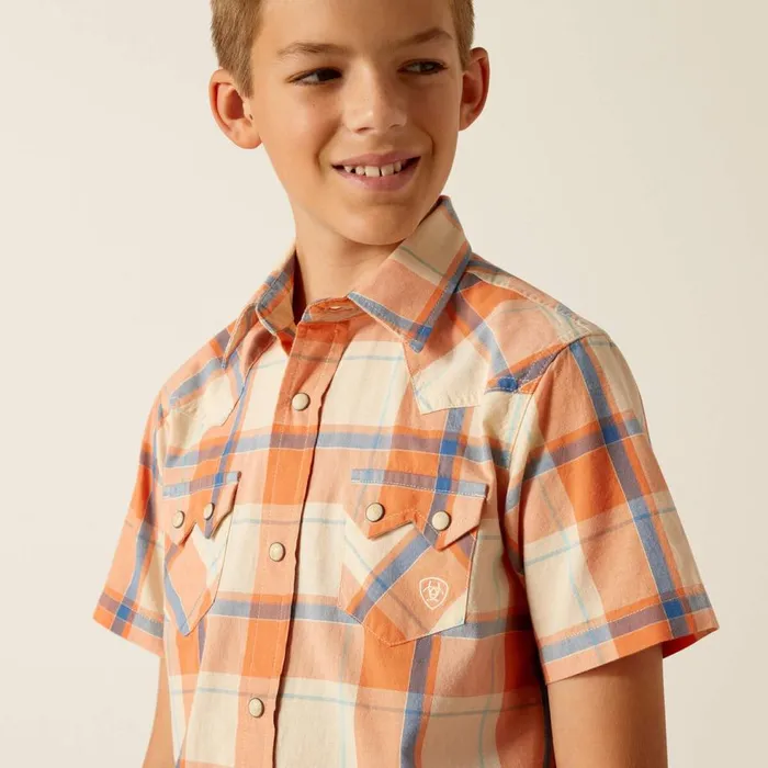 Kids Handro Retro Fit Shirt Handro Ariat Button Down Shirts Kids Handro Retro Fit Shirt Handro Ariat Button Down Shirts