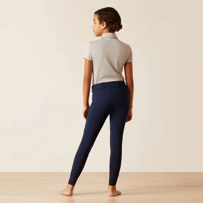 Kids Prelude 20 Knee Patch Breech Navy Eclipse Ariat English Riding Clothing Kids Prelude 20 Knee Patch Breech Navy Eclipse Ariat English Riding Clothing