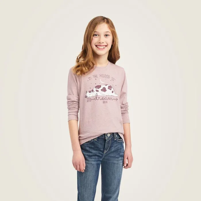 Kids REAL Dreamin Mood Shirt Nostalgia Rose Ariat TShirts and Polos