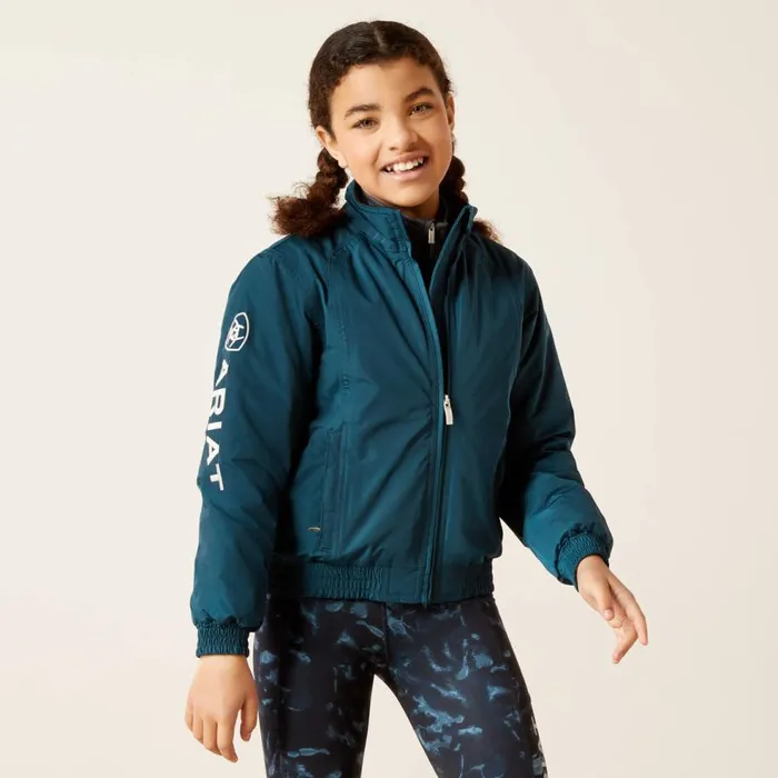 Kids Stable Insulated Jacket Reflecting Pond Ariat English Riding Clothing