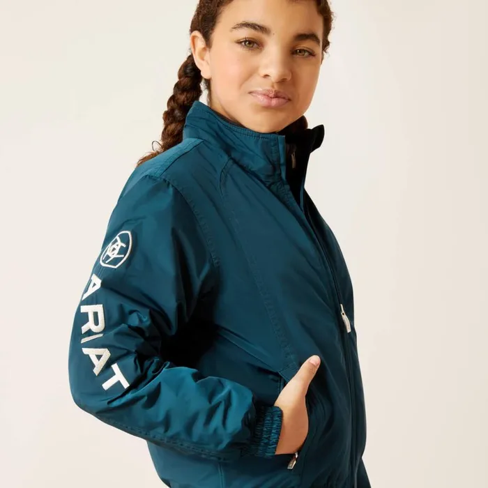 Kids Stable Insulated Jacket Reflecting Pond Ariat English Riding Clothing