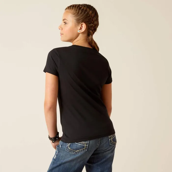 Kids Steer Rodeo Quincy TShirt Black Ariat TShirts and Polos Kids Steer Rodeo Quincy TShirt Black Ariat TShirts and Polos