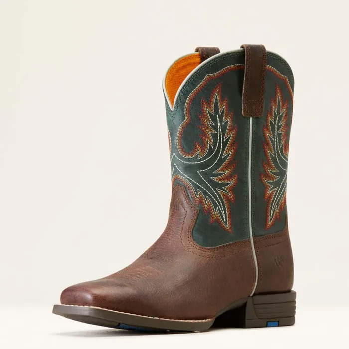 Kids Wilder Western Boot Hat Box Brown Ariat Big Kids039 Footwear