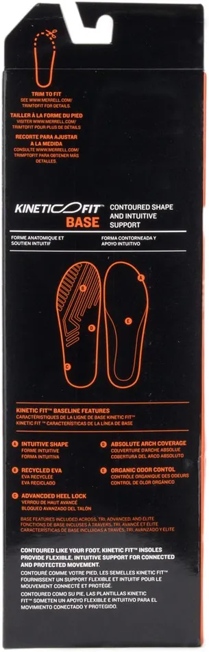 Kinetic Fit Base Footbed Mesh Women Merrell Shoe Care