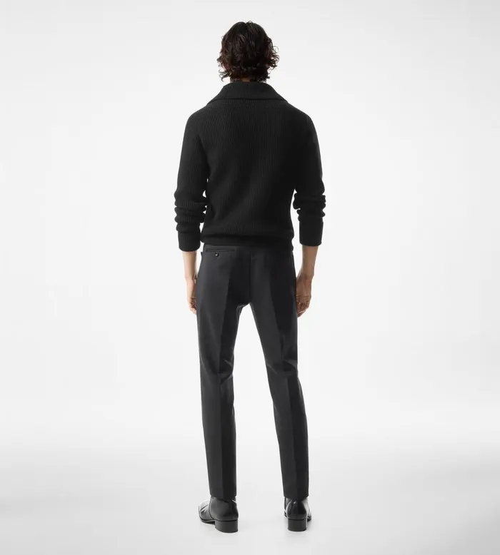 Knitwear Men TOM FORD CASHMERE SHAWL COLLAR CARDIGAN Black Knitwear Men TOM FORD CASHMERE SHAWL COLLAR CARDIGAN Black