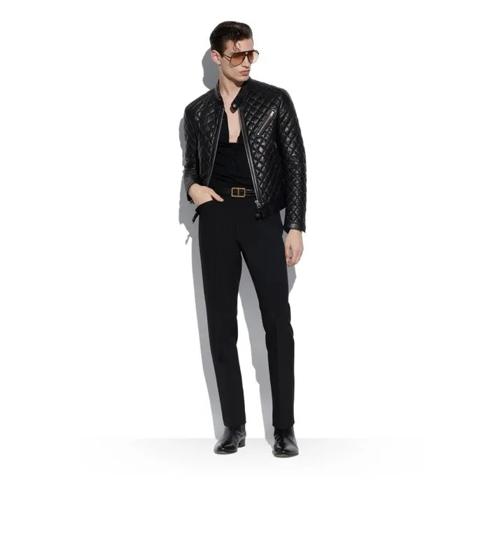 Knitwear Men TOM FORD SILK BLEND HENLEY Black Knitwear Men TOM FORD SILK BLEND HENLEY Black