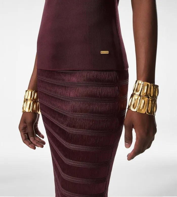 Knitwear Women TOM FORD LADDER KNIT LONG SKIRT Knitwear Women TOM FORD LADDER KNIT LONG SKIRT