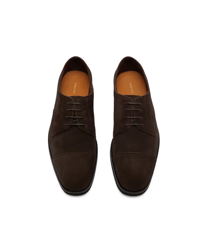 LaceUps Men TOM FORD SUEDE LIGHT SOLE DERBY LACEUP Coffee LaceUps Men TOM FORD SUEDE LIGHT SOLE DERBY LACEUP Coffee
