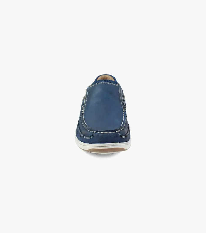 Lakeside Moc Toe Slip On Indigo Men Florsheim Casual Shoes