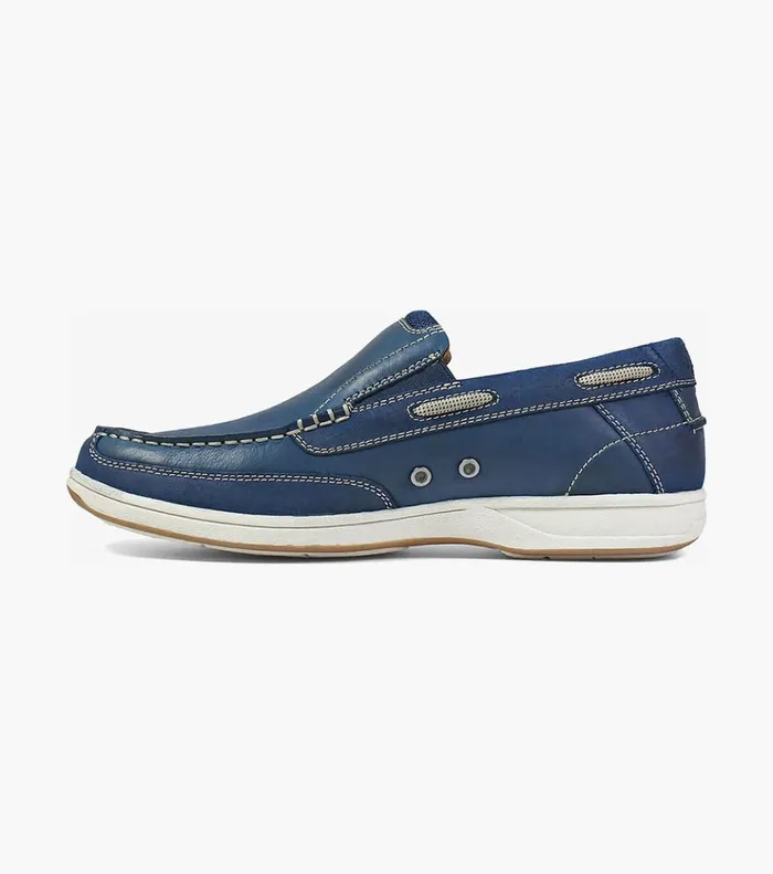 Lakeside Moc Toe Slip On Indigo Men Florsheim Casual Shoes