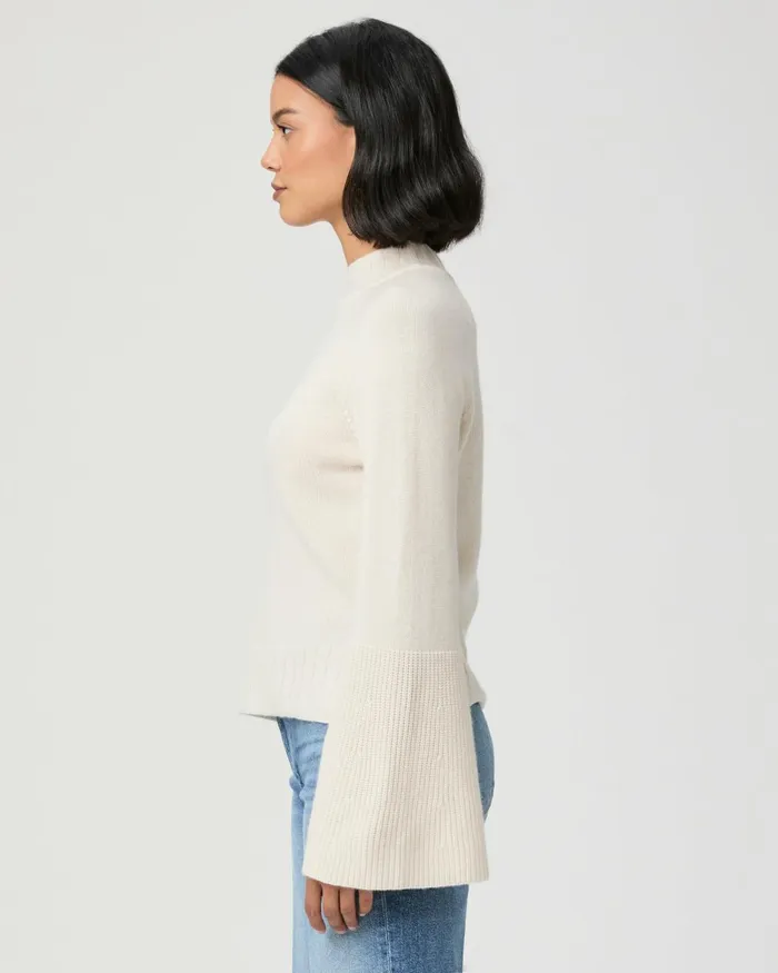 Laurel Sweater 8211 Ivory Cashmere Women PAIGE Sweaters and Sweatshirts