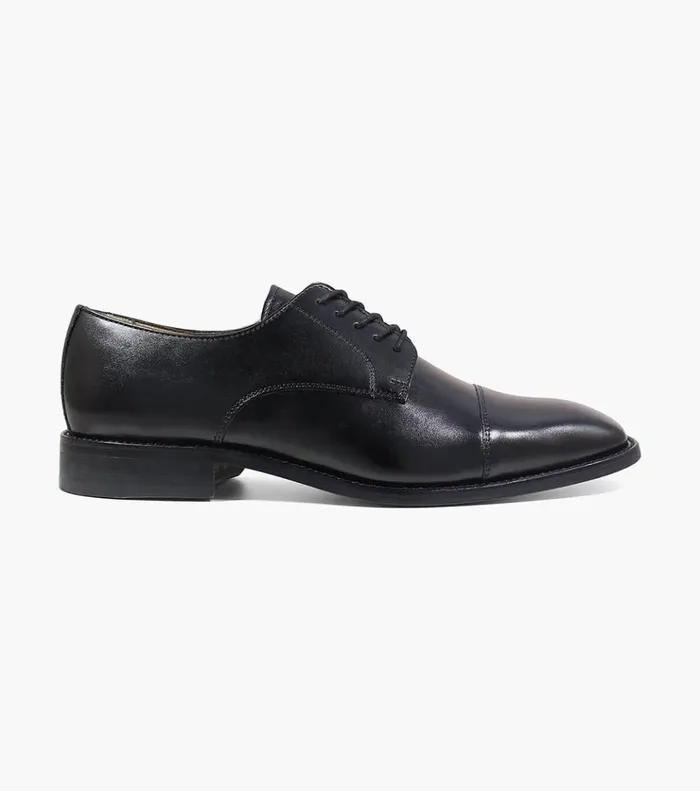 Lawrence Cap Toe Oxford Black Men Florsheim Dress Shoes