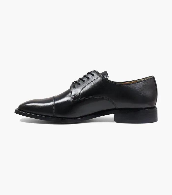 Lawrence Cap Toe Oxford Black Men Florsheim Dress Shoes