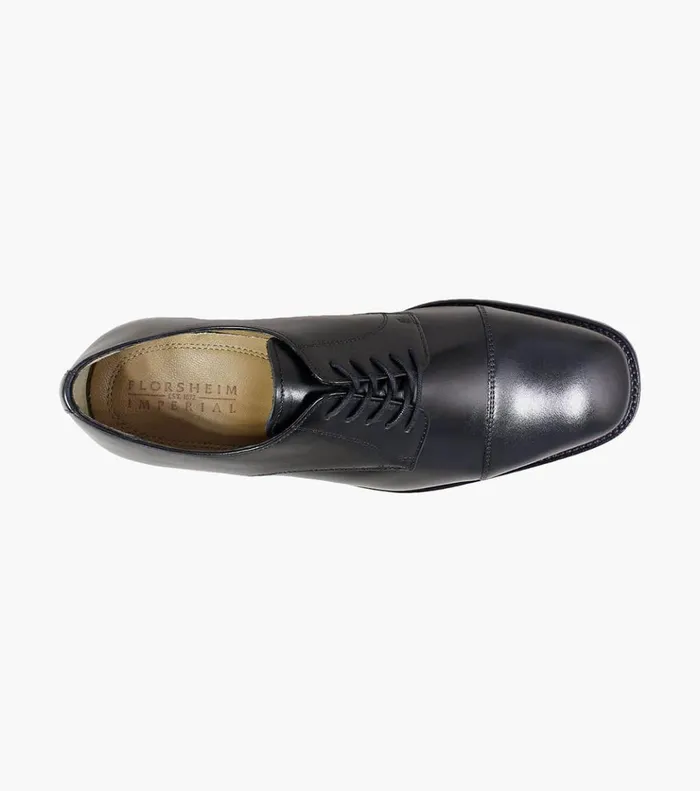 Lawrence Cap Toe Oxford Black Men Florsheim Dress Shoes