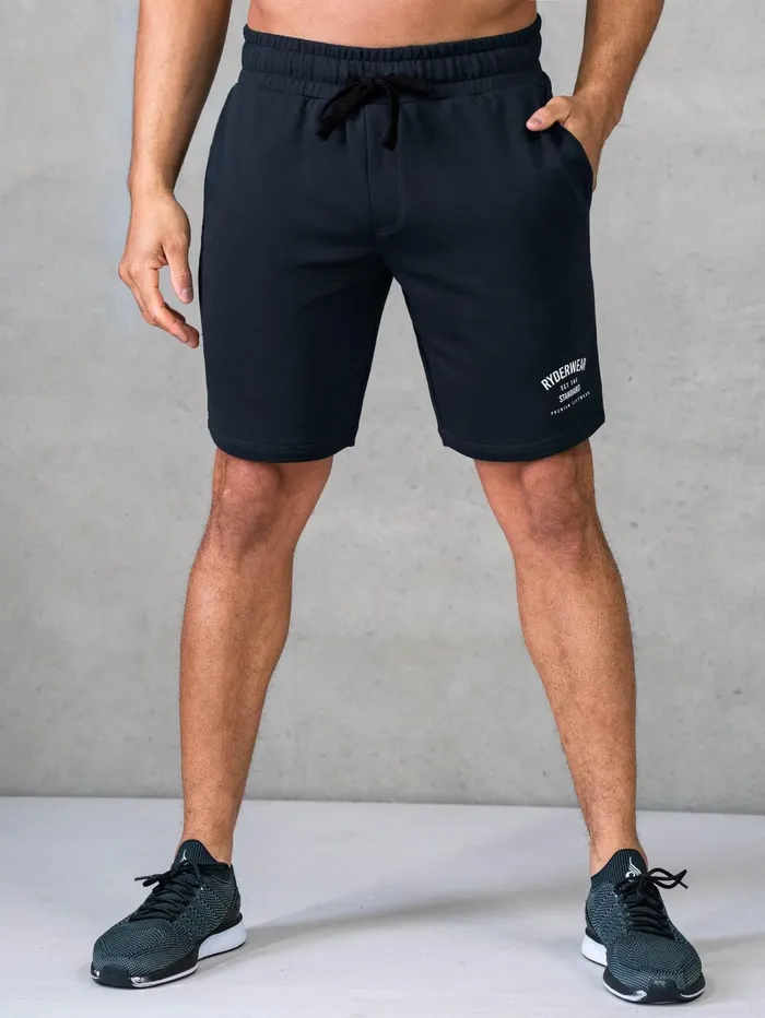 Legacy Track Shorts 8211 Black Men Ryderwear Gym Shorts