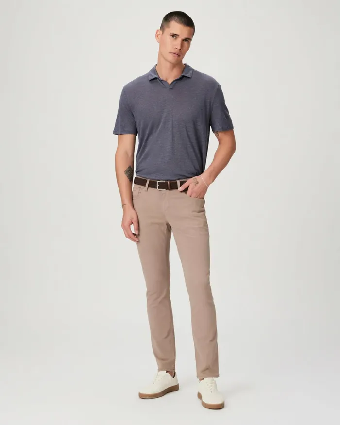 Lennox Slim Pant 8211 Cocoa Powder Twill Men PAIGE Pants and Joggers