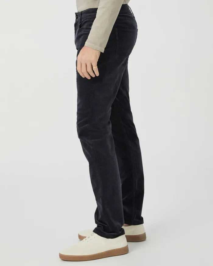 Lennox Slim Pant 8211 Deep Anchor Corduroy Men PAIGE Pants and Joggers Lennox Slim Pant 8211 Deep Anchor Corduroy Men PAIGE Pants and Joggers