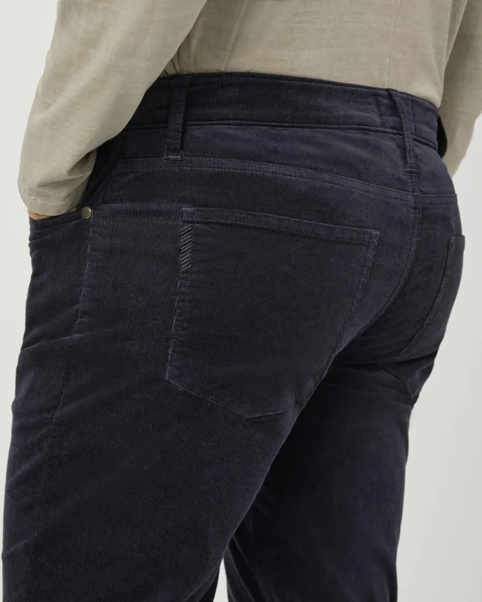 Lennox Slim Pant 8211 Deep Anchor Corduroy Men PAIGE Pants and Joggers Lennox Slim Pant 8211 Deep Anchor Corduroy Men PAIGE Pants and Joggers