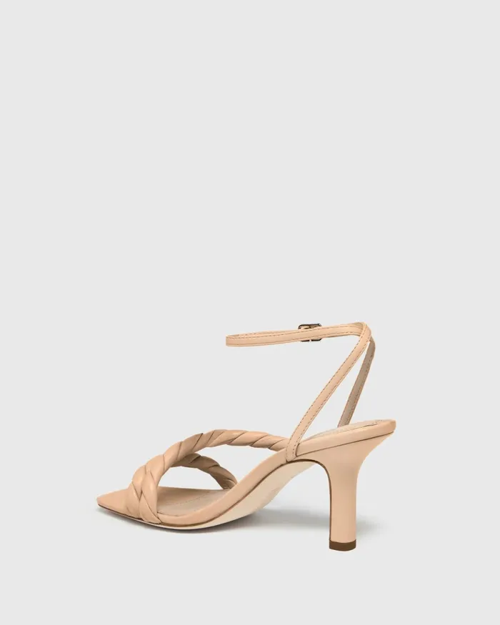 Leslie Sandal 8211 Nude Leather Women PAIGE Sandals Leslie Sandal 8211 Nude Leather Women PAIGE Sandals