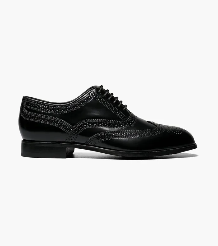 Lexington Wingtip Oxford Black Men Florsheim Dress Shoes