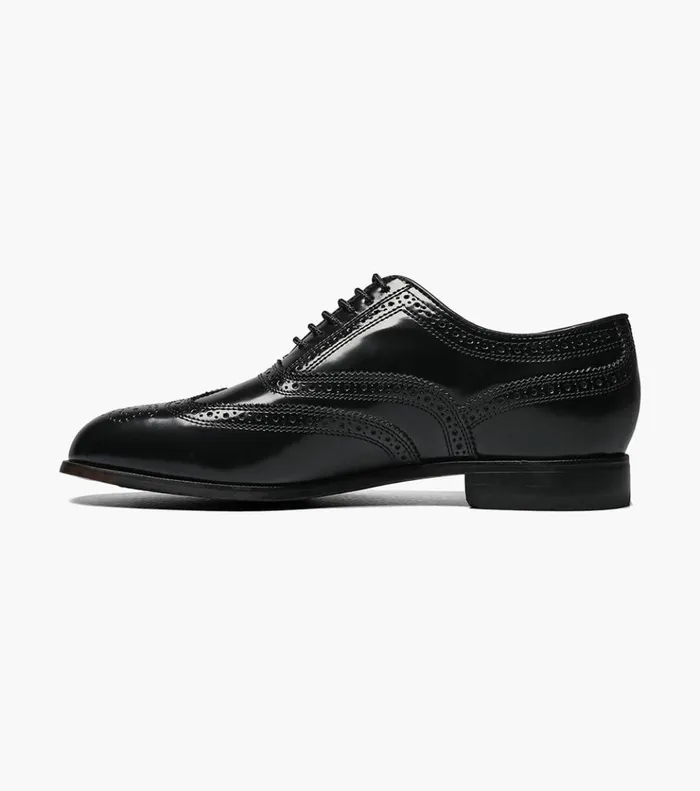 Lexington Wingtip Oxford Black Men Florsheim Dress Shoes