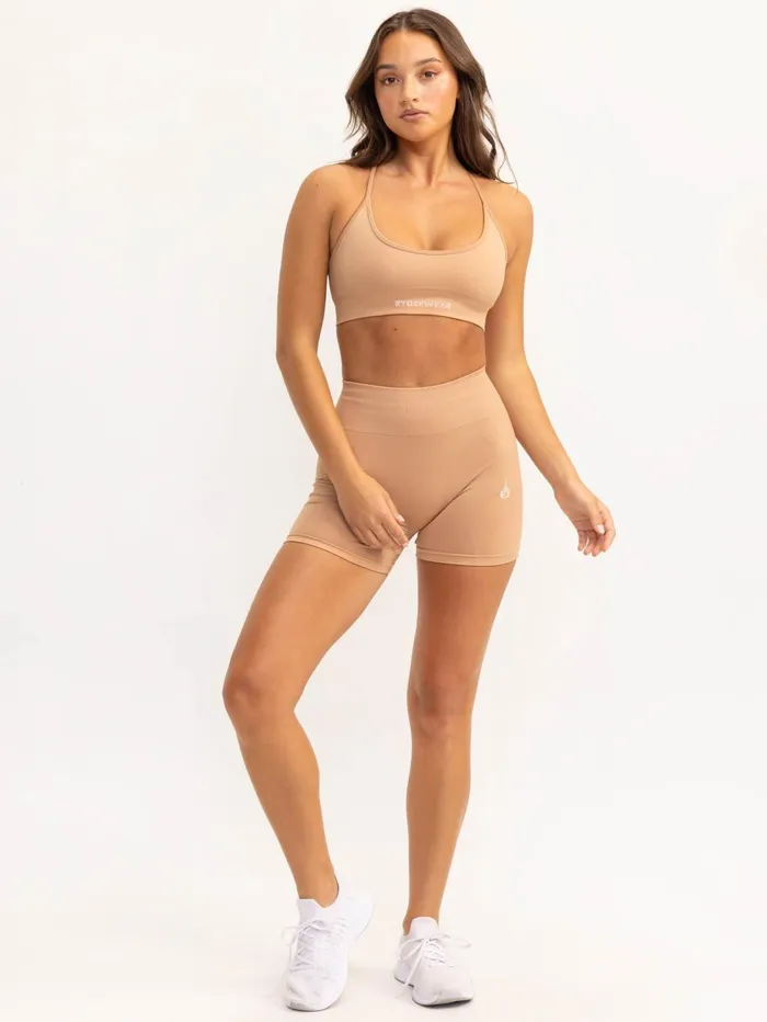 Lift 20 Seamless Sports Bra 8211 Tan Women Ryderwear Sports Bras