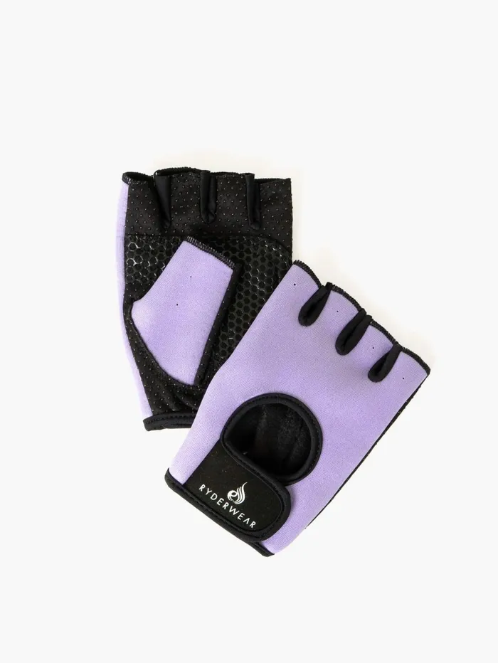Lifting Gloves 8211 Lavender Women Ryderwear Weightlifting Gloves