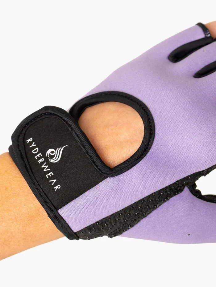 Lifting Gloves 8211 Lavender Women Ryderwear Weightlifting Gloves