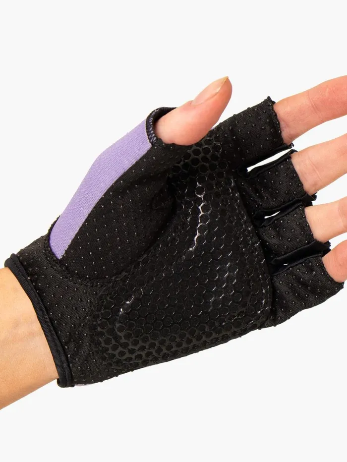 Lifting Gloves 8211 Lavender Women Ryderwear Weightlifting Gloves