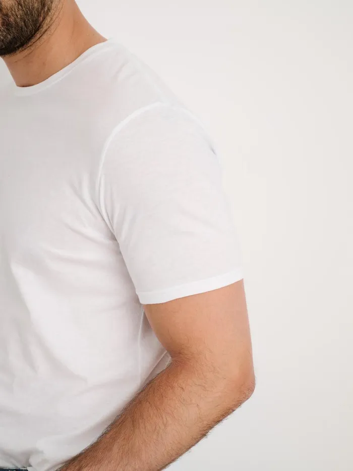 Lightweight Mercer Tee White Men Alex Mill Tees Polos