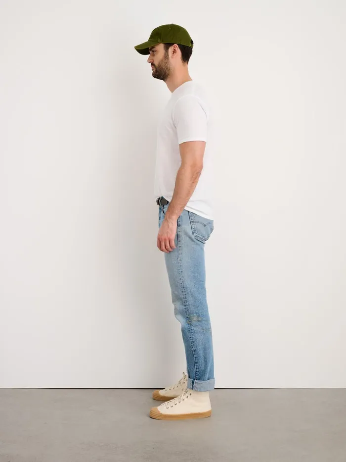 Lightweight Mercer Tee White Men Alex Mill Tees Polos