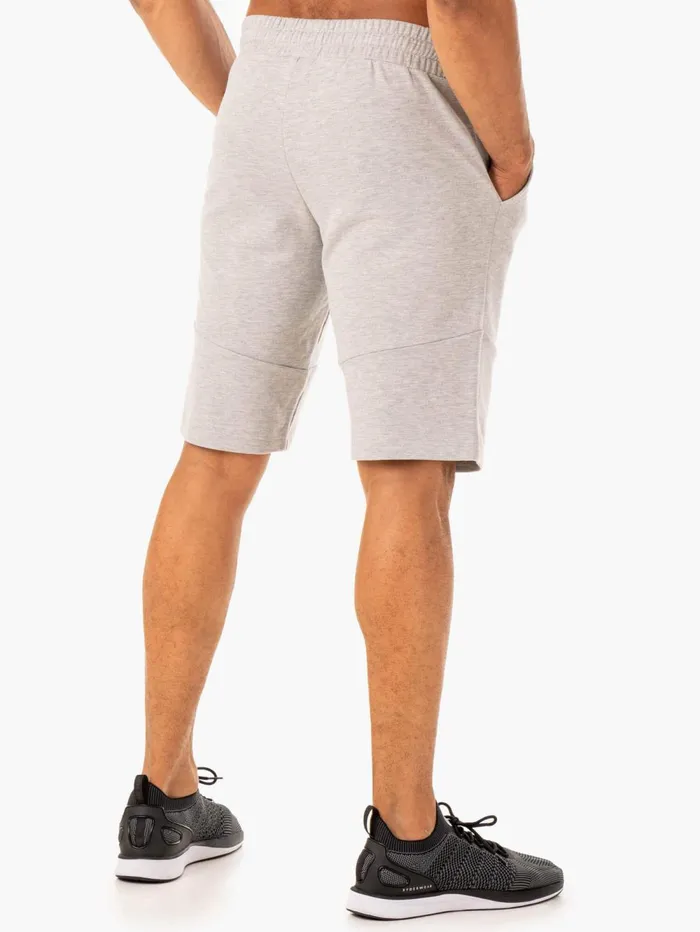 Limitless Track Short 8211 Grey Marl Men Ryderwear Gym Shorts
