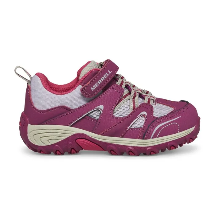 Little Trail Chaser Jr Shoe Berrygrey Kids Merrell Easy On Easy Off