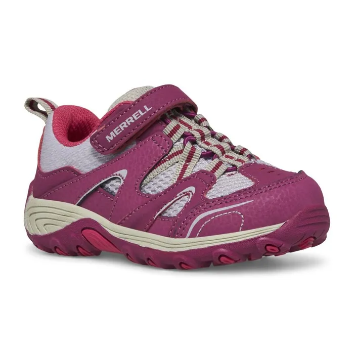 Little Trail Chaser Jr Shoe Berrygrey Kids Merrell Easy On Easy Off
