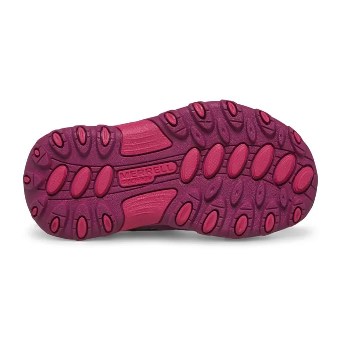 Little Trail Chaser Jr Shoe Berrygrey Kids Merrell Easy On Easy Off