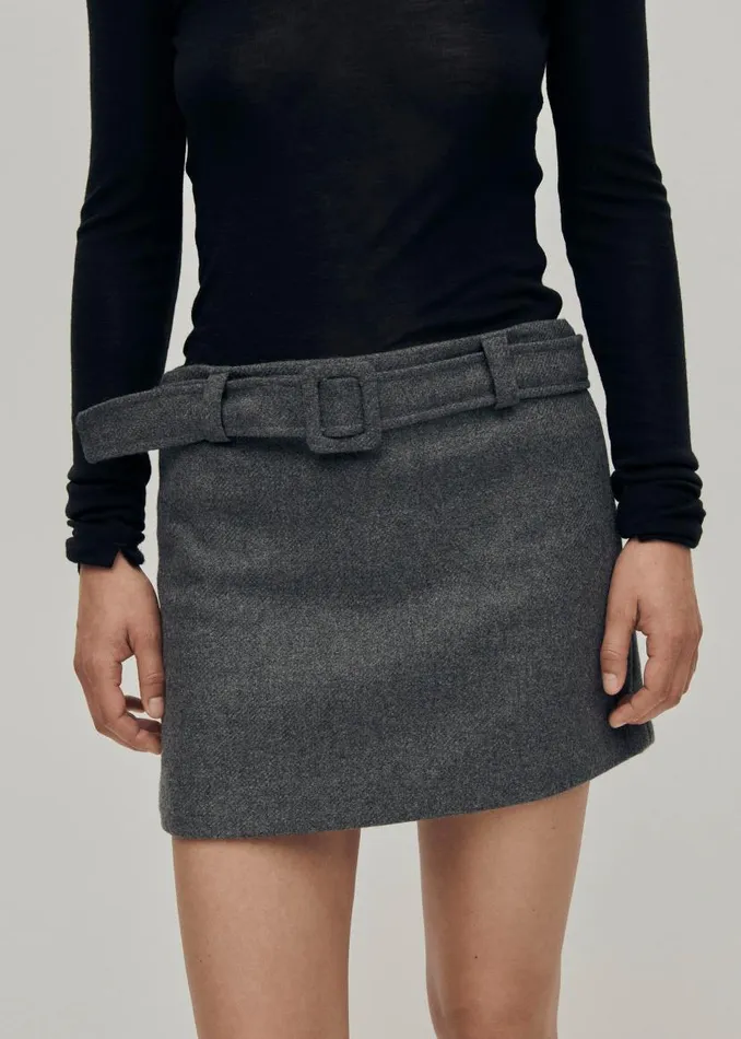 Liv Grey Skirt Women ALOHAS Total Looks